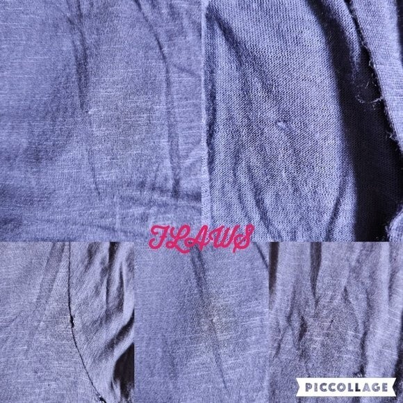 M Fasis blue short sleeve open front cardigan sz M - Picture 6 of 10